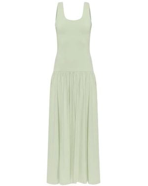 By Malene Birger Marcielle Gathered Sleeveless Dress - Green