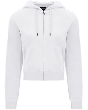 Juicy Couture Robertson Logo-Embroidered Zip-Up Hoodie - White