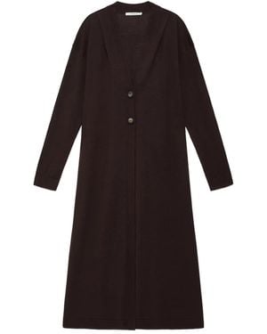 Maliparmi Button Front Coat - Black