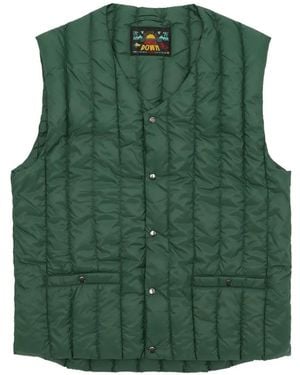 Fortela Quilted Padded Vest - Green