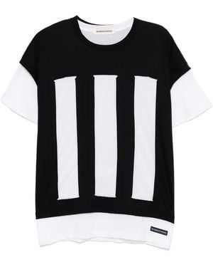 NAMACHEKO Double-Layered T-Shirt - Black