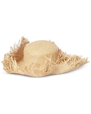 Emporio Armani Cappello Con Bordi Sfrangiati - Neutro