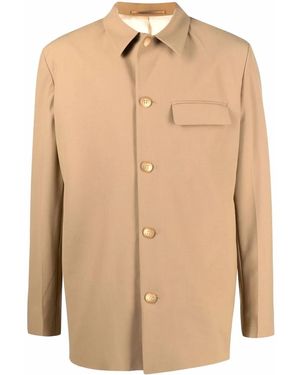 Nanushka Button-Up Tailored Overshirt - Natural