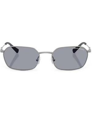 ARMANI EXCHANGE Sonnenbrille Mit Geometrischem Gestell - Weiß
