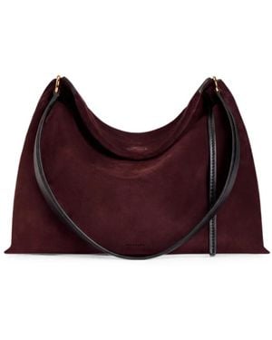 Wandler Penelope Suede Shoulder Bag - Purple