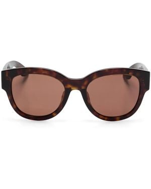McQueen キャットアイ サングラス - ブラウン