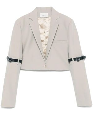 Coperni Blazer corto - Blanco