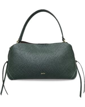 Poche Paris Grainy-Leather Tote Bag - Green