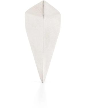 Rick Owens Pendiente Pyramid mini - Blanco