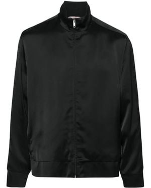 Valentino Garavani Rockstud Detailing Bomber Jacket - Black