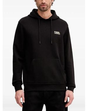 Karl Lagerfeld Logo Hoodie - Black