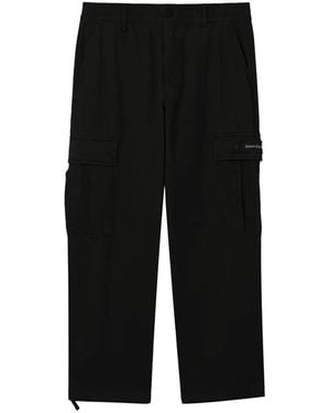 Izzue Pantalon À Patch Logo - Black