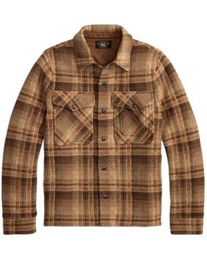 RRL Camicia A Quadri - Marrone