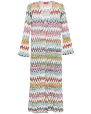 Missoni Long Cardigan - White