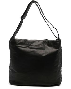 discord Yohji Yamamoto レザーショルダーバッグ - ブラック