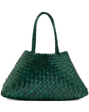 Dragon Diffusion Bolso Shopper Santa Croce Trenzado - Verde