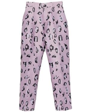 Charles Jeffrey Broek Met Dierenprint - Meerkleurig