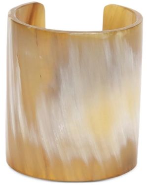 Liviana Conti Sandara Marbled-Effect Cuff Bracelet - Natural