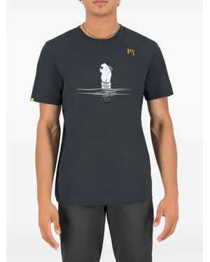 Karpos T-Shirt Mit Tier-Print - Blau
