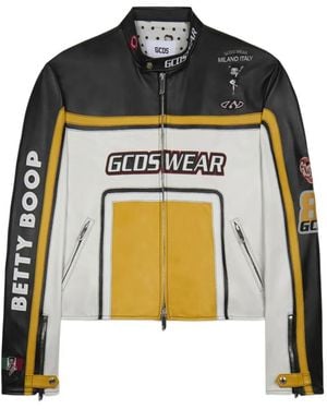 Gcds X Betty Boop Leather Biker Jacket - Black