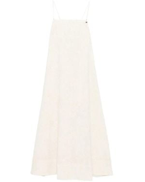 Liu Jo Robe Longue À Broderies - White