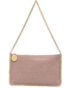 Stella McCartney Falabella Chain-Trimmed Shoulder Bag - Pink