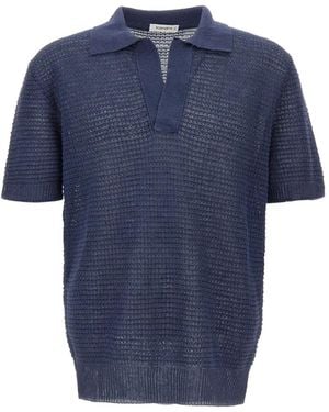 Kangra Open-Knit Sweater - Blue
