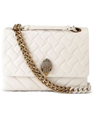 Kurt Geiger Large Kensington Cross Body Bag - White