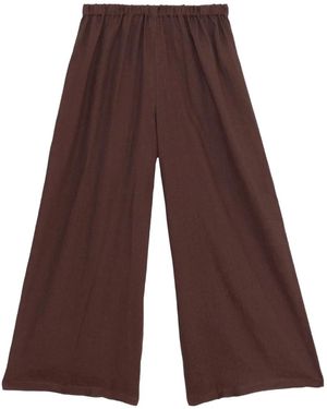 Baserange Pantaloni Sepia - Marrone