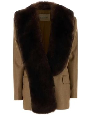 Valentino Garavani Long-Sleeve Blazer - Black