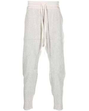 Tessitura Body Couture Jersey Drop-Crotch Trousers - White