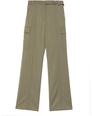 Barbara Bui Pantalones Cargo Estilo Gabardina - Verde