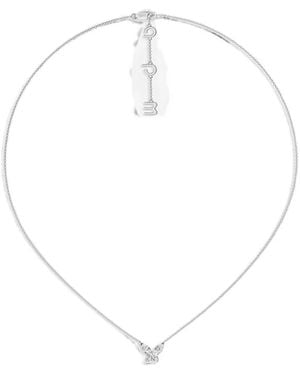 Apm Monaco Papillon Necklace Butterfly-Motifnecklace - White