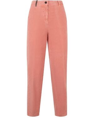 Peserico Corduroy Trousers - Red