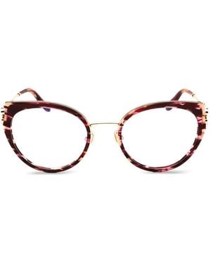 Chopard Klassische Cat-Eye-Brille - Natur