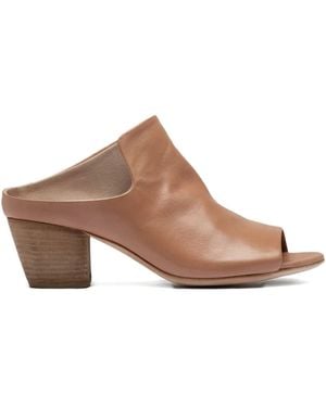 Officine Creative Mules Adele A Punta Aperta - Marrone