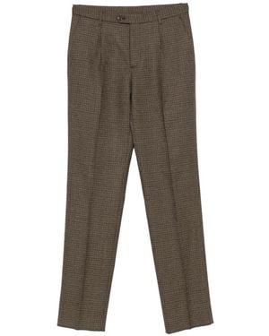 Etro Pleated-Front Tailored Pants - Gray