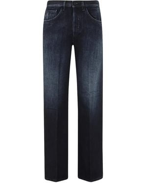 Dondup Jacklyn Wide-Leg Jeans - Blue