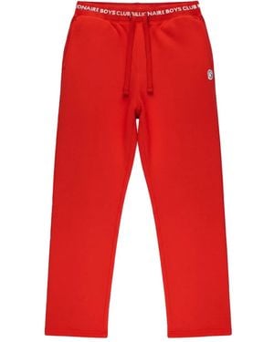 BBCICECREAM Helmet Track Pants - Red