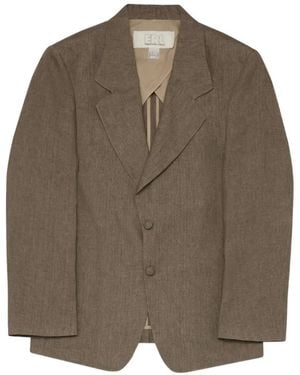 ERL Button Tailored Jacket - Brown