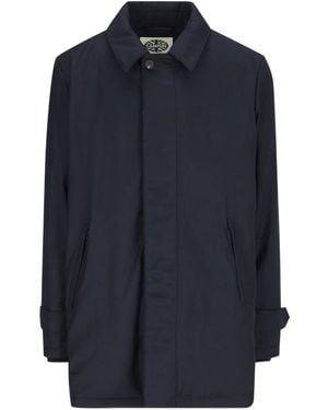 Camplin Cappotto North Con Bottoni - Blu