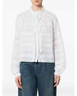 Isabel Marant Peline Ruffled Shirt - White