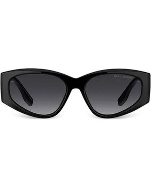 Marc Jacobs Geometric-Frame Sunglasses - Black
