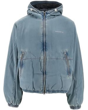thisisneverthat Padded Hooded Jacket - Blue