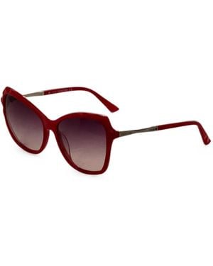 Swarovski Crystal-Embellished Geometric-Frame Sunglasses - Multicolor