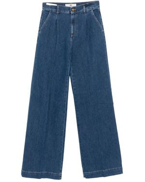 PT Torino Pleated Pants - Blue