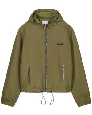 Coperni Hooded Zip-Up Jacket - Green
