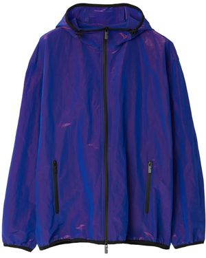 Burberry Iridescent Lightweight Jacket - Blue