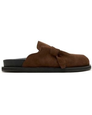 Yuzefi Knotted Mules - Brown