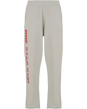 44 Label Group Cotton Track Trousers - Grey